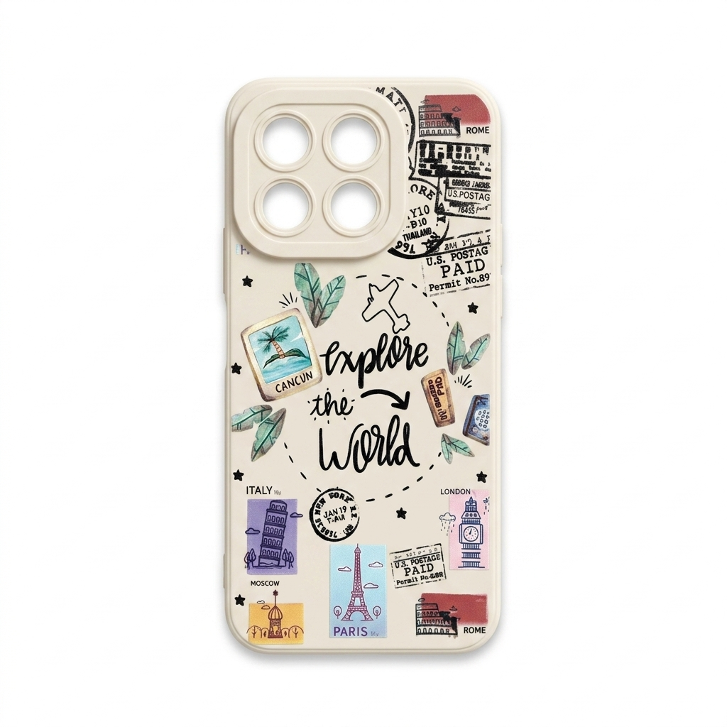 Case para Honor X8b, explore the world.