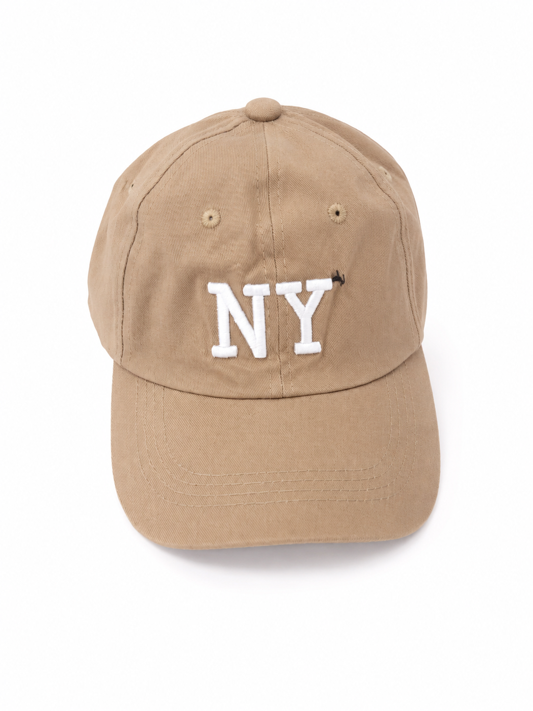 Gorra Ajustable Color Caqui con Bordado NY.