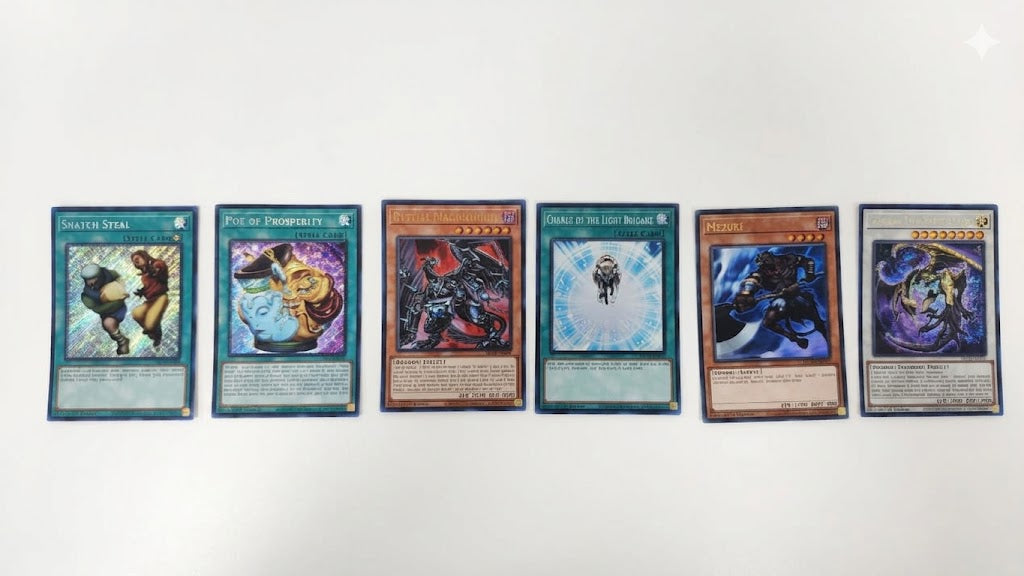 Pack 6 de cartas de entretenimiento.
