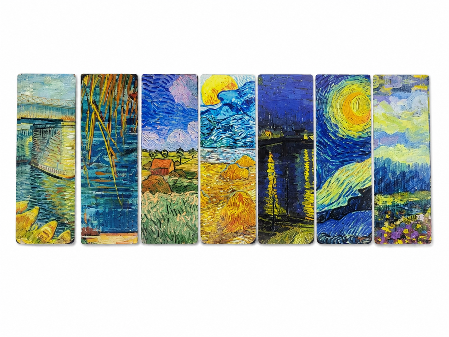 Set de Marcadores Magnéticos para Libros con Diseño de Arte Clásico, 7 Piezas.