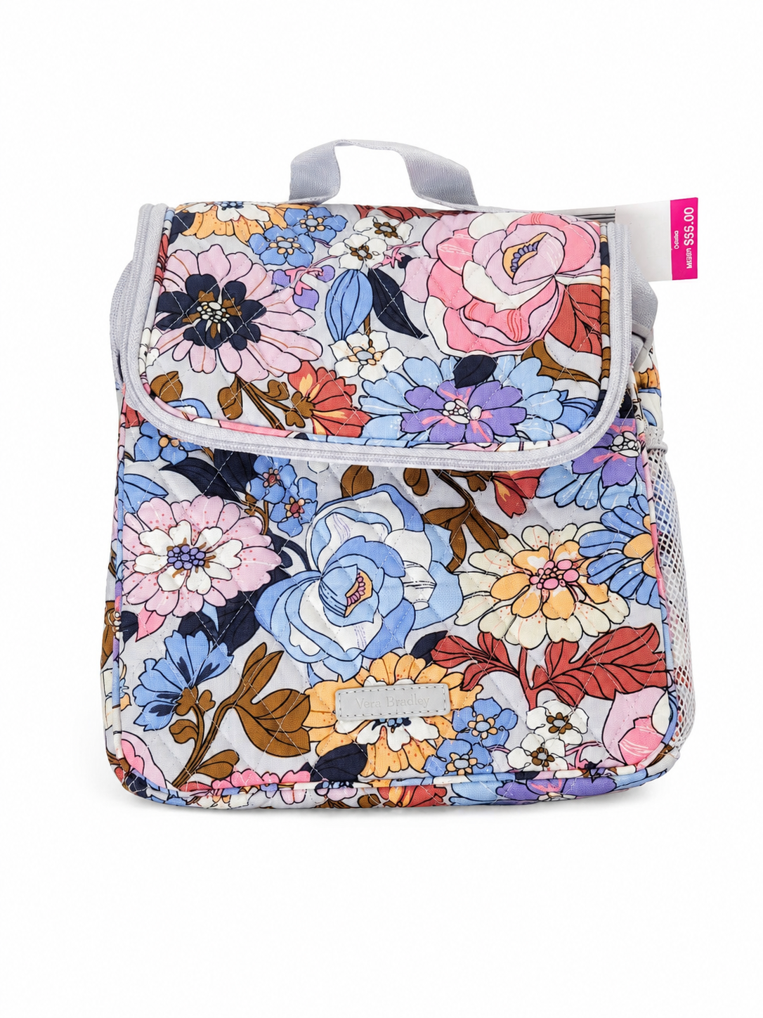 Bolsa Térmica Portátil con Diseño Floral para Almuerzo.