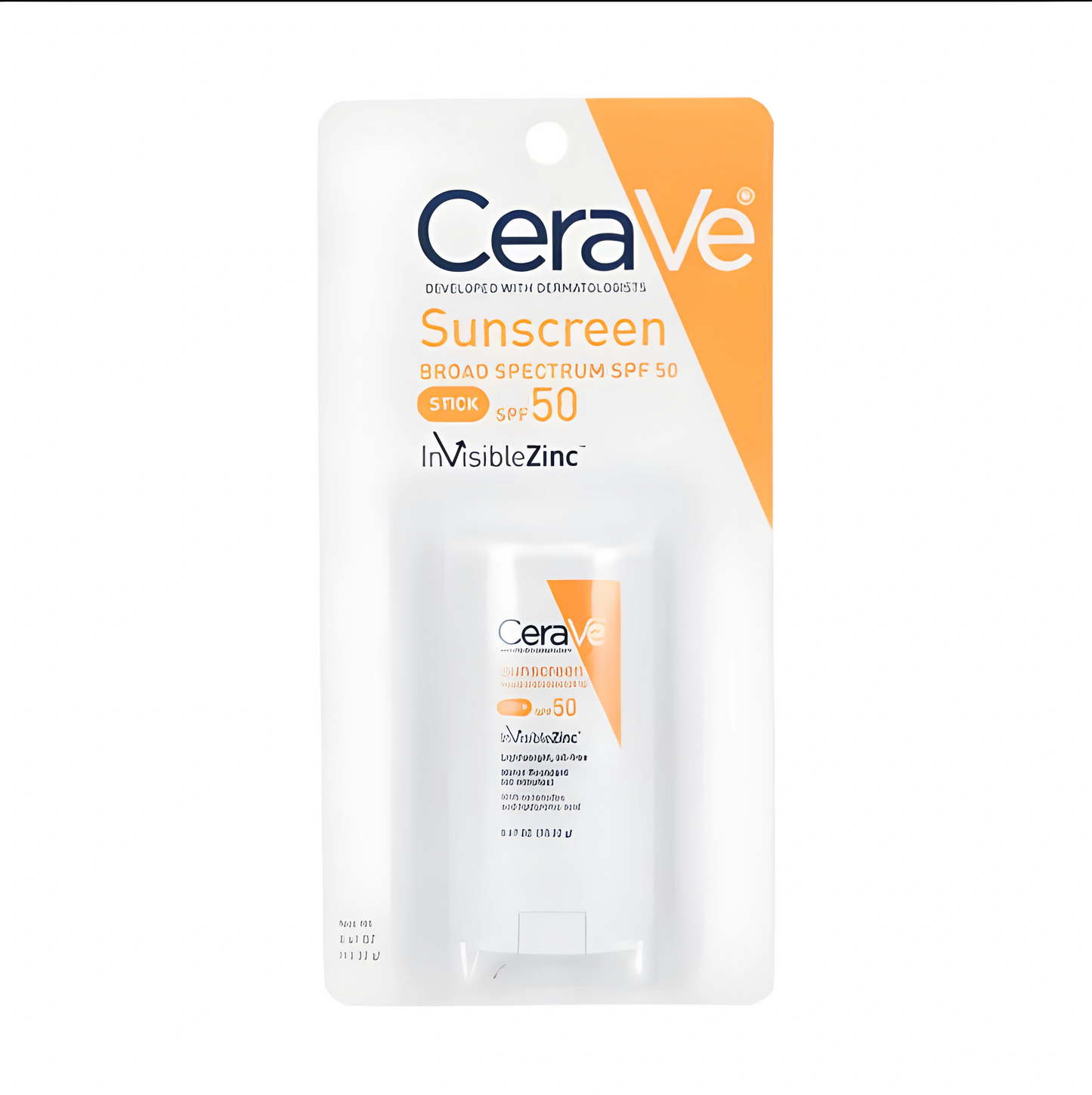 Protector solar mineral en barra CeraVe SPF 50.