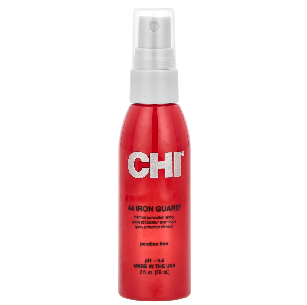 Spray de protección térmica diseñado para cuidar el cabello del daño causado por herramientas de calor como planchas, secadoras y rizadores.