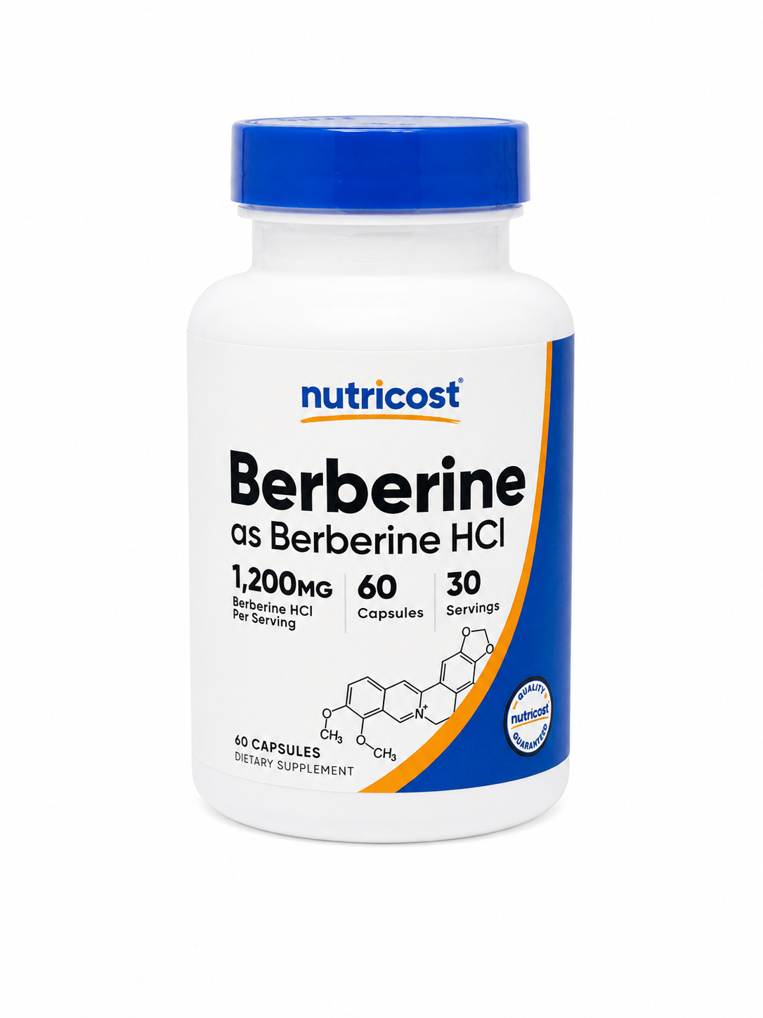 Berberina HCl 1200 mg en Cápsulas 60 Unidades.