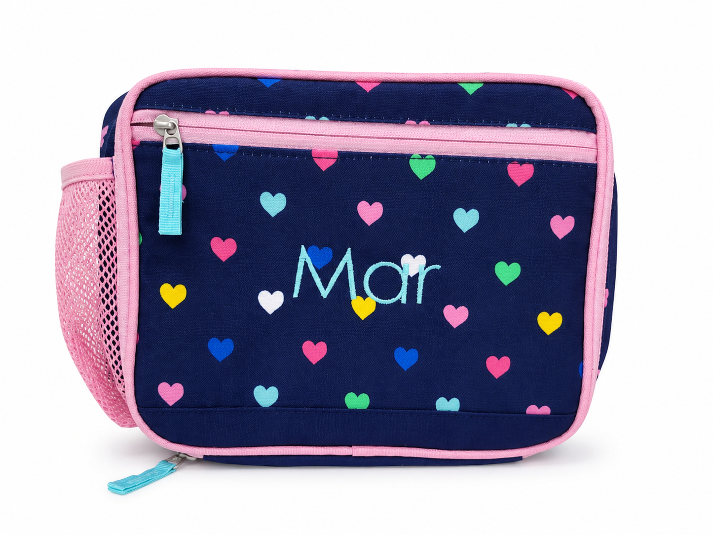 Lonchera Infantil Térmica con Diseño de Corazones.