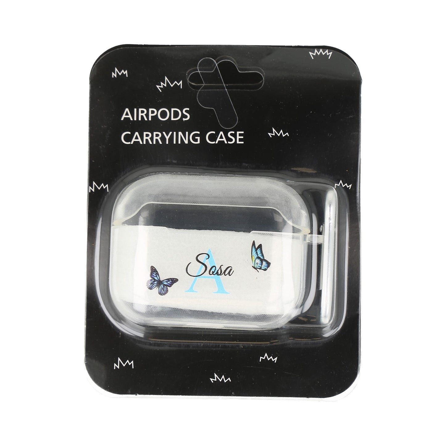 Funda Transparente Personalizable para airpod 4ta generacion (Sosa A)
