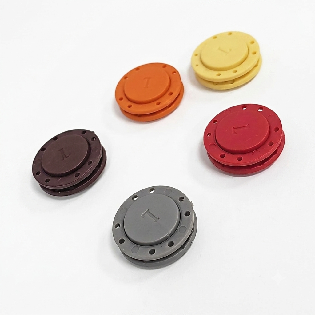 Botones magneticos para abrigo set de 5.
