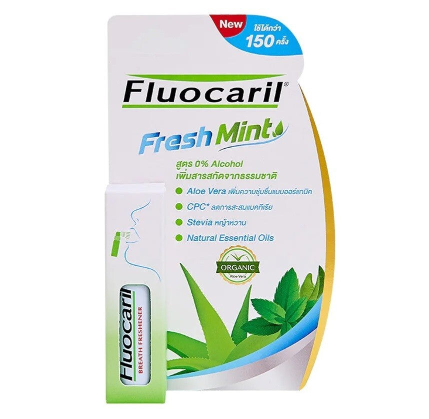 Spray bocal sabor menta fresca, diseñado para refrescar el aliento al instante