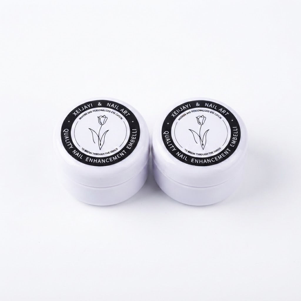 Pack de 2 tarros de gel para uñas