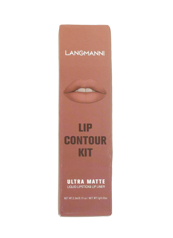 Kit Contorno de labios mate #12