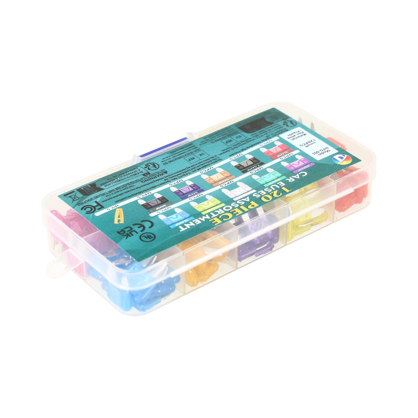 Surtido de fusibles para coche modelo JHFD-001 120 piezas