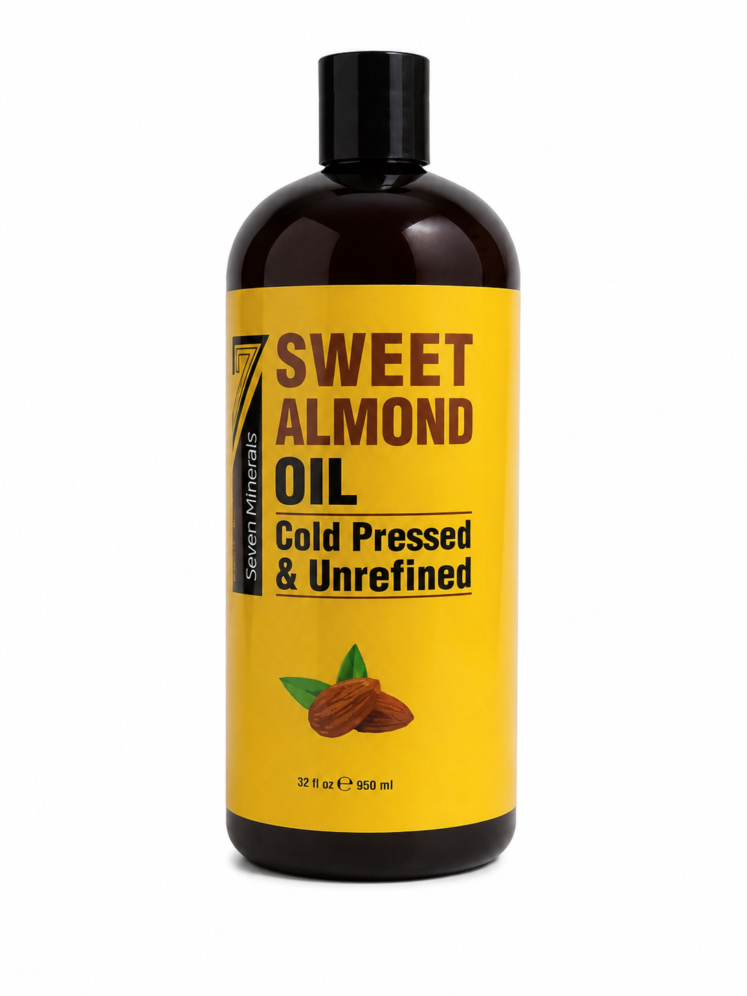 Aceite de Almendras Dulces Prensado en Frío Sin Refinar 950 ml.