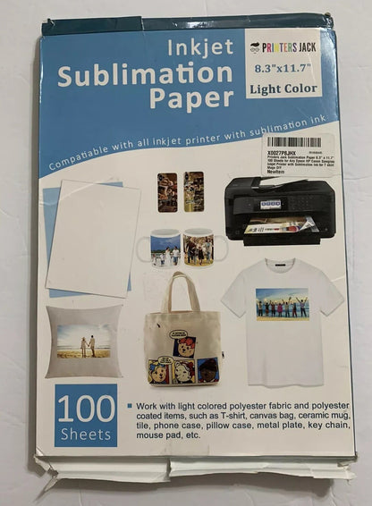 paquete de papel de sublimación