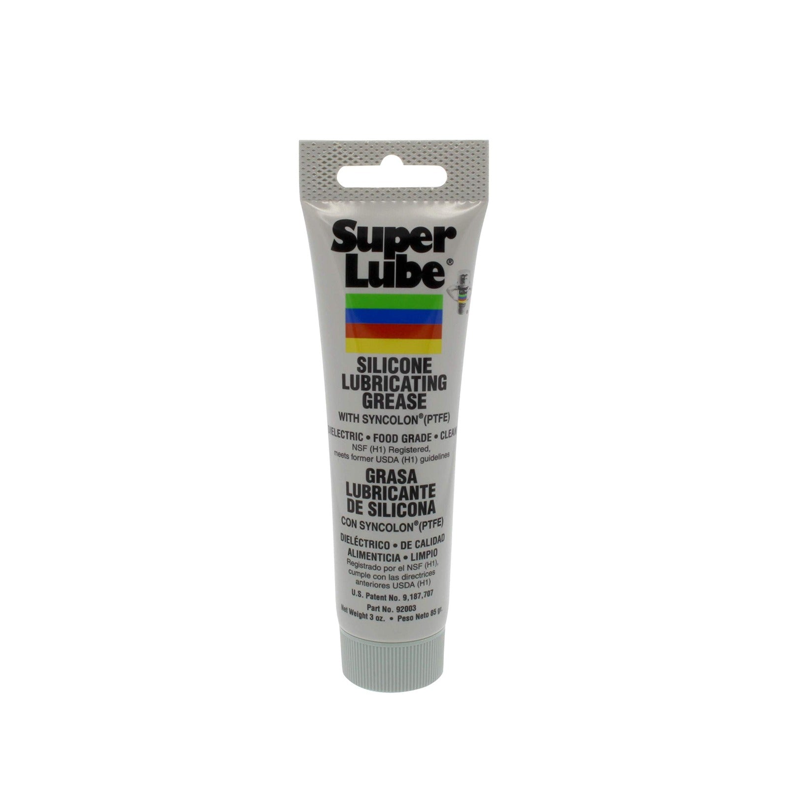 Grasa lubricante de silicona en un tubo de 3 onzas (85 g).