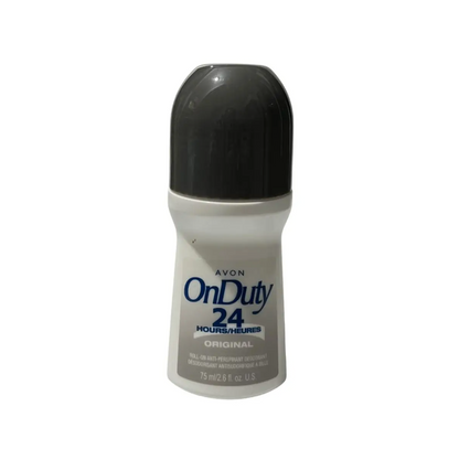 Avon On Duty 24 Hour Original Roll On Deodorant & Antiperspirant 2.6oz