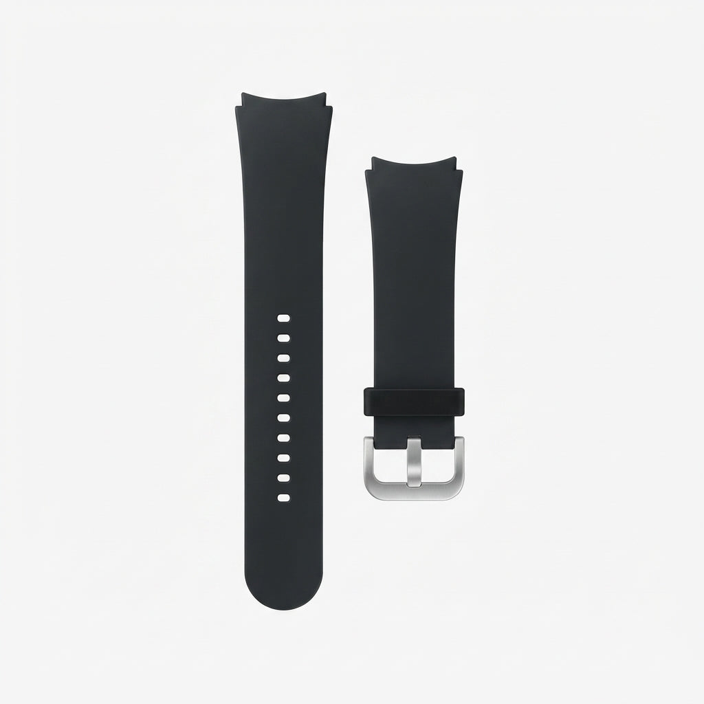Correa de Silicona Negra para Reloj Inteligente.