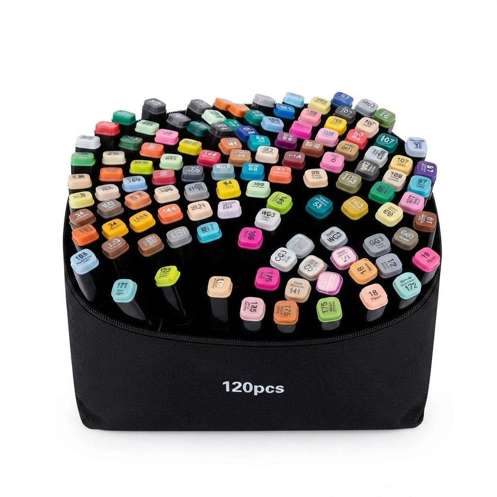 Juego de marcadores artísticos de 120pcs.
