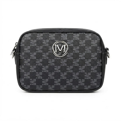Bolso cruzado negro.