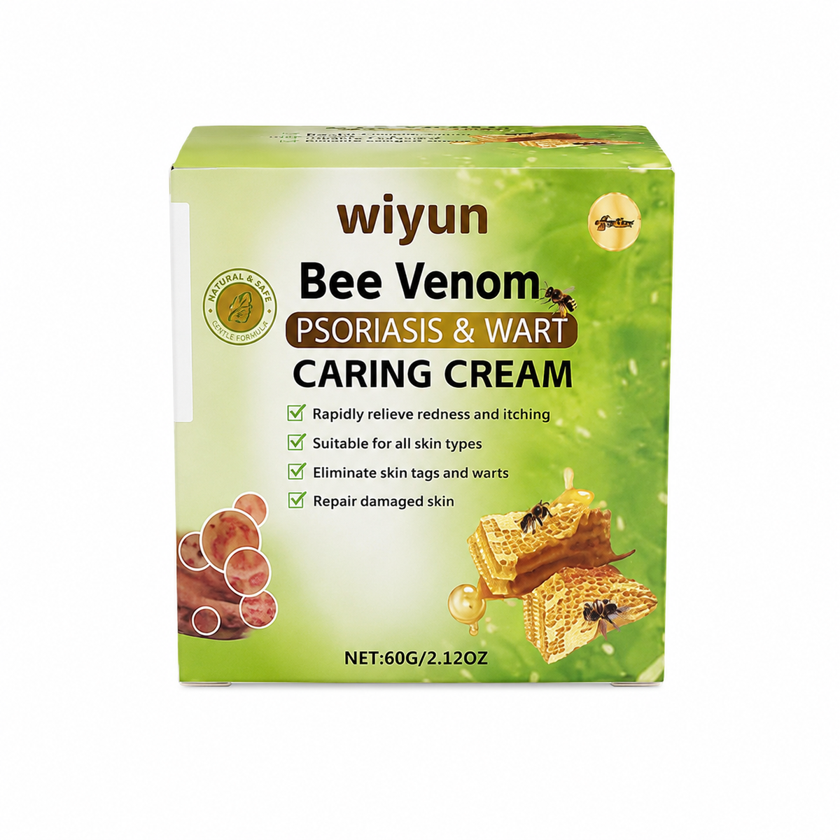 Crema para el cuidado de la piel con veneno de abeja, 60 g.