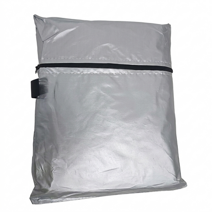 Cover plateado para motosicleta