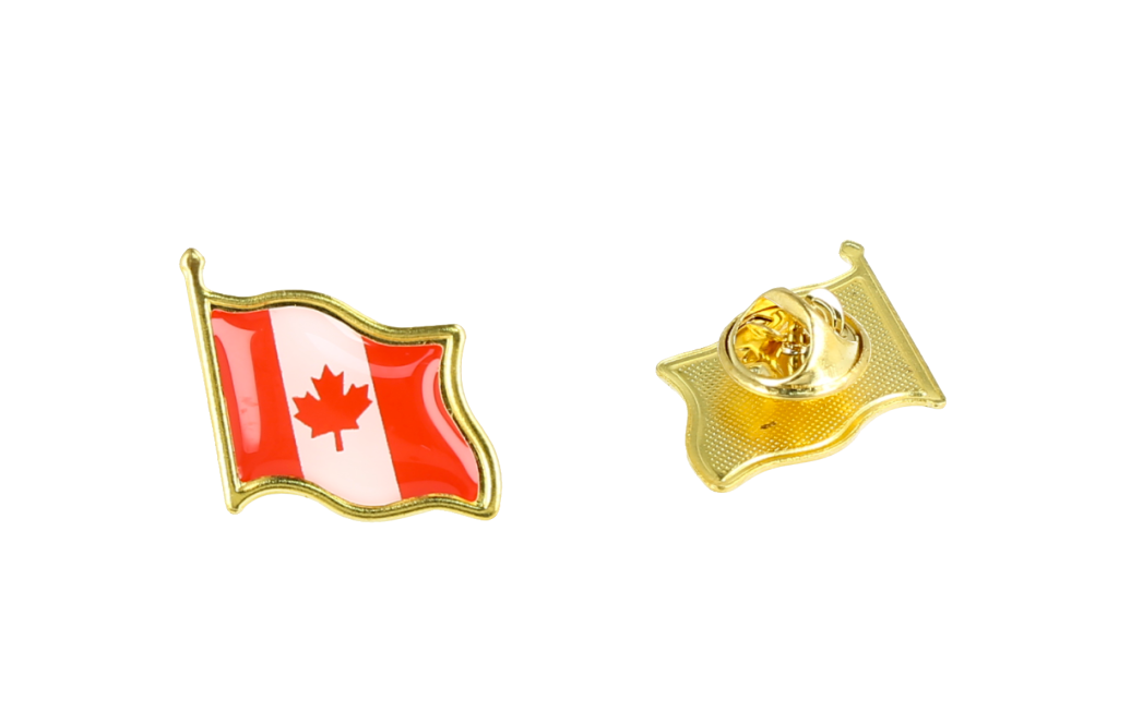 Broches bandera de canada 8 unidades