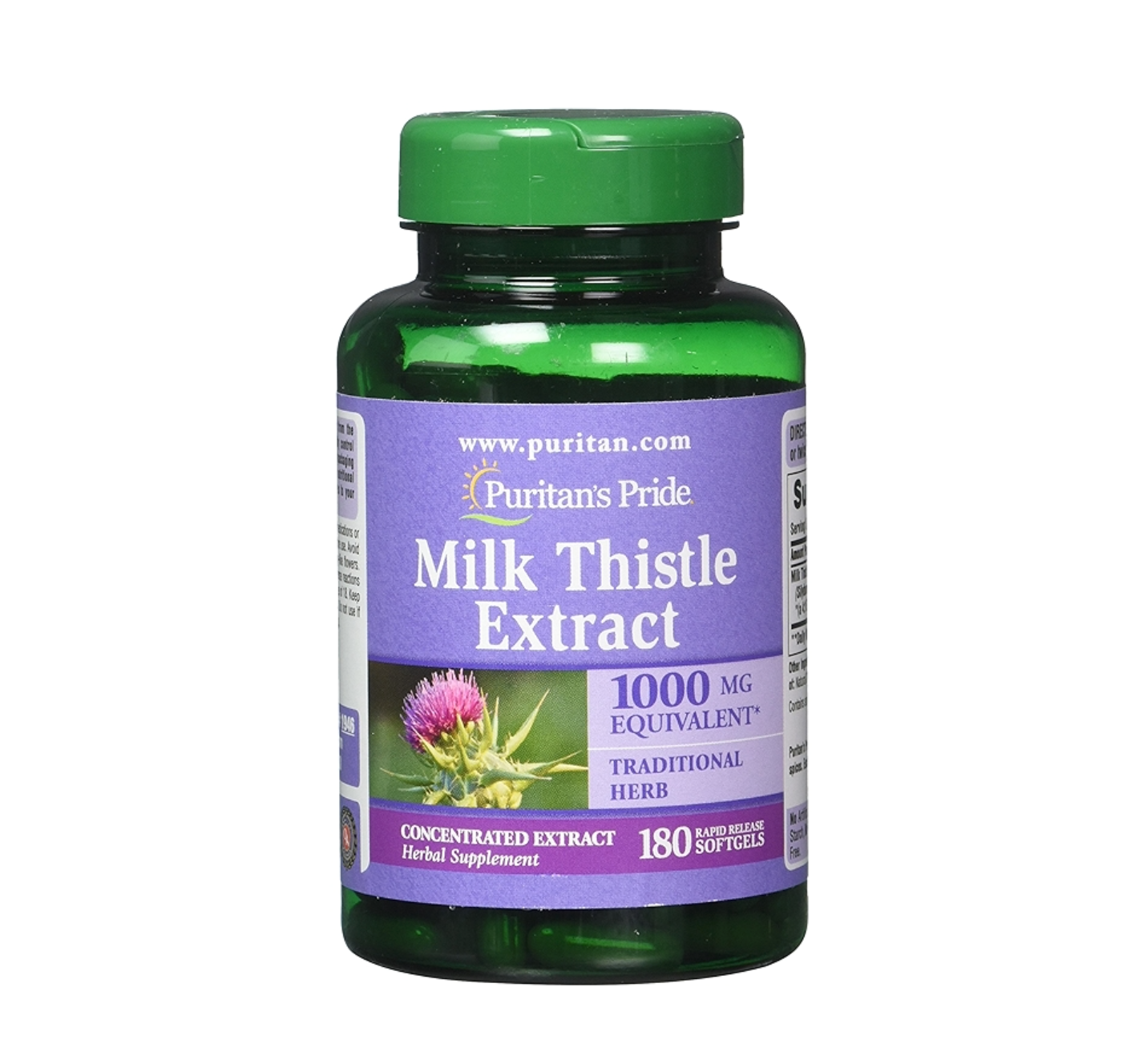 Puritan's Pride Leche Cardo 4:1 Extracto 1000 mg