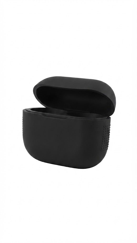 Funda protectora de silicona compatible con modelos como los Apple AirPods 4 o JBL Tune Beam.