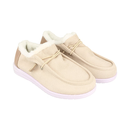 Zapatos cálidos de invierno para mujer, con forro polar, size 36