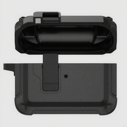 Funda para AirPods Pro  en un diseño militar resistente con un clip de bloqueo seguro.