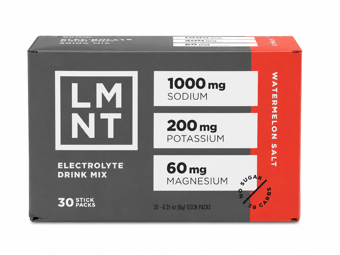Mezcla de electrolitos en sobres sabor sandía con sodio, potasio y magnesio.