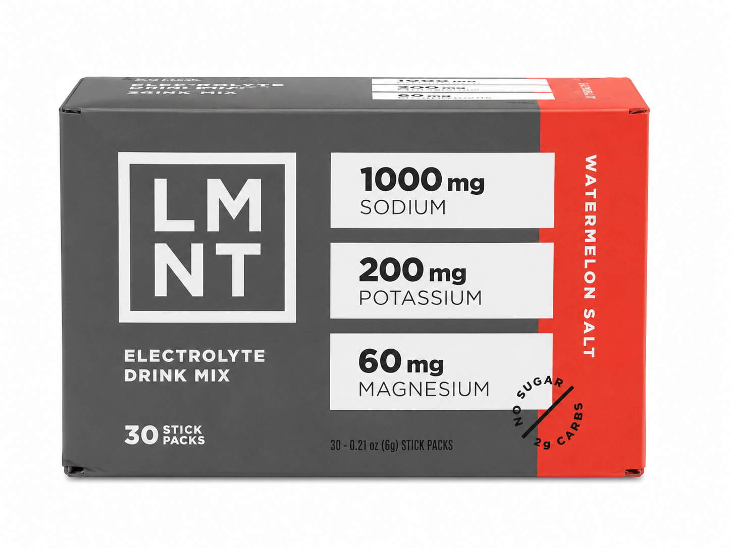 Mezcla de electrolitos en sobres sabor sandía con sodio, potasio y magnesio.