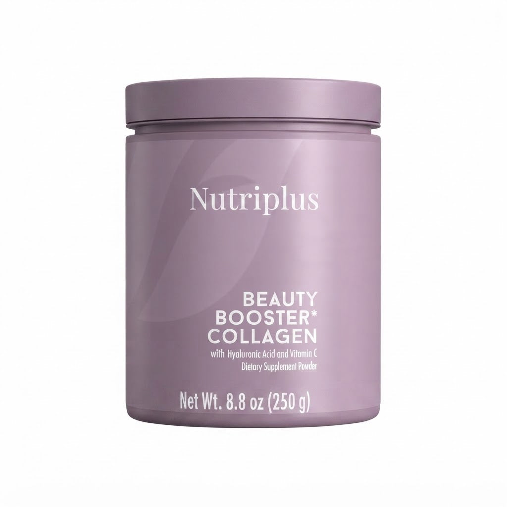 Suplemento dietético en polvo diseñado para apoyar la salud de la piel, el cabello y las uñas.