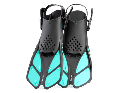 Aletas de natación, aletas de esnórquel con tacón abierto ajustable ML/XL 9-13