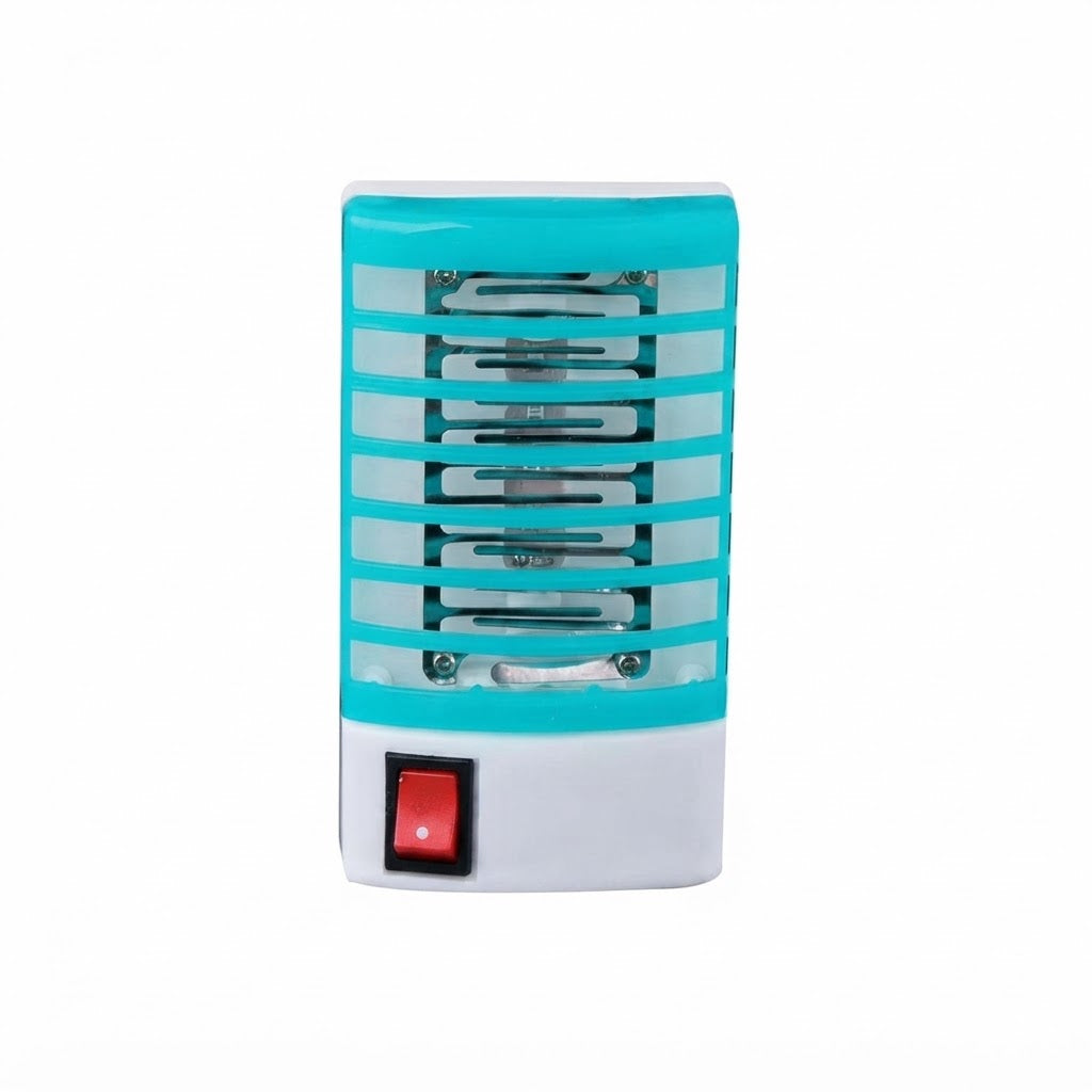 Lámpara eléctrica mata mosquitos de pared.