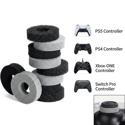 12 anillos de precisión para PlayStation 5: asistencia de puntería y control de movimiento, material suave y absorbente de humedad.