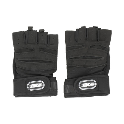 Guantillas sin dedos unisex, negro size L