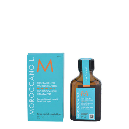 Aceite capilar en formato de viaje de 25 ml, diseñado para acondicionar, peinar y finalizar el cabello.