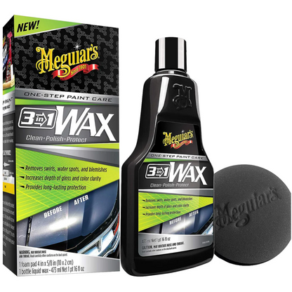 Meguiar's 3 in 1 Wax - 16 oz.
