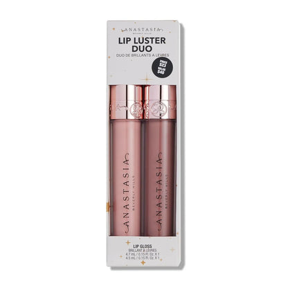 Dos brillos de labios de tamaño regular, en tonos Guava y  Deep Taupe.