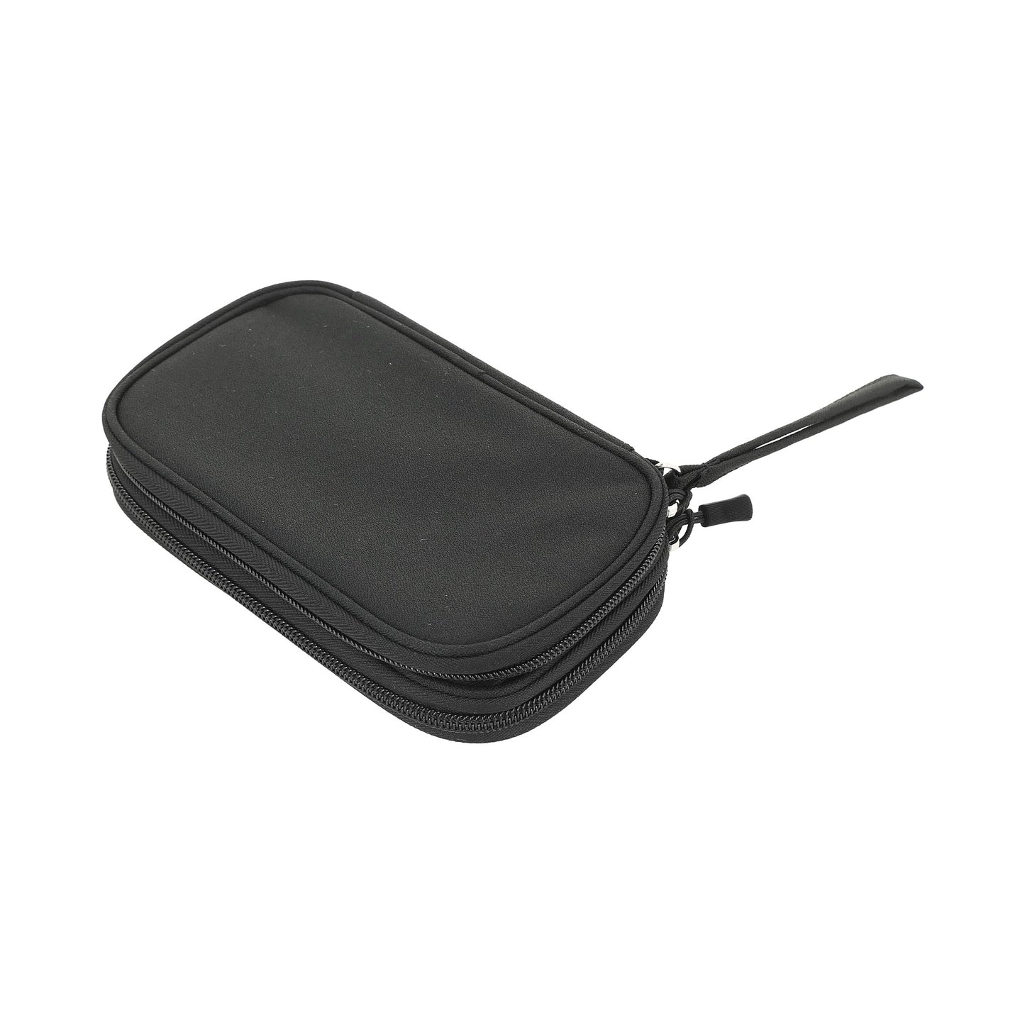 organizador de viaje diseñado para cables, cargadores, auriculares y tarjetas SD