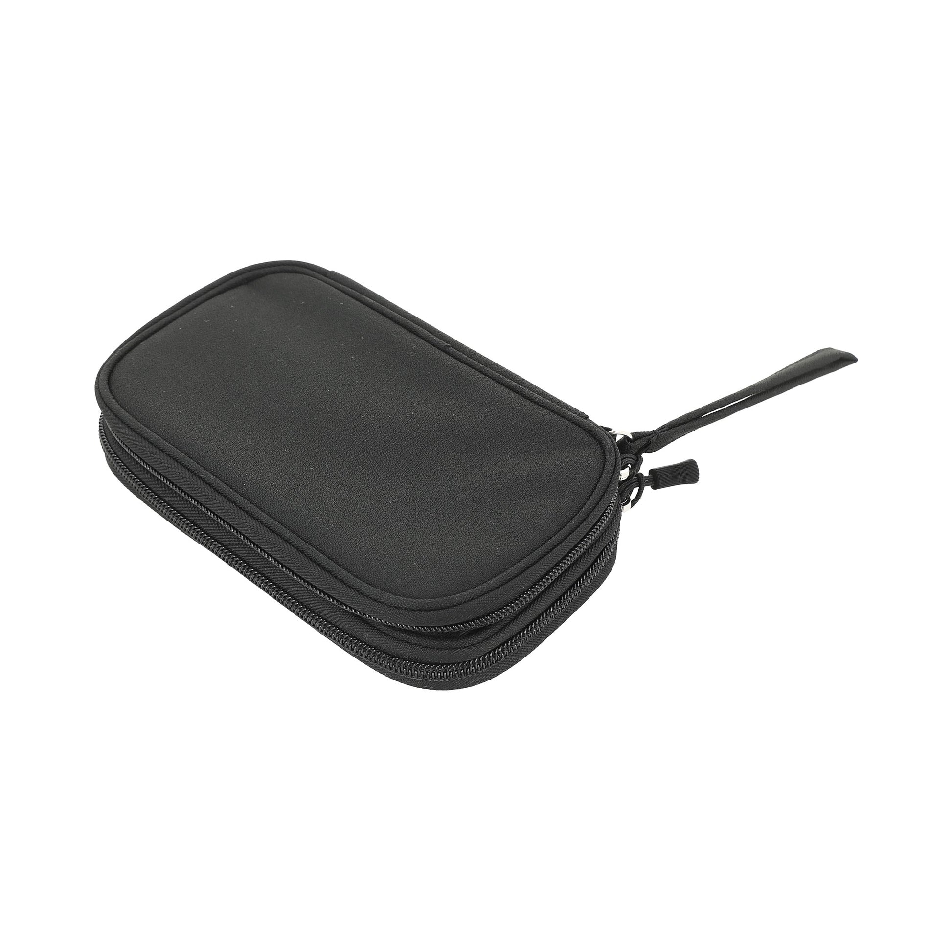 organizador de viaje diseñado para cables, cargadores, auriculares y tarjetas SD