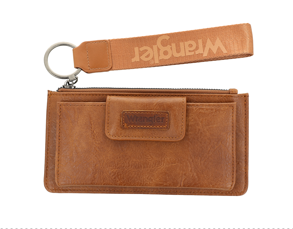 Billetera de mano pperWG179 de color marrón.