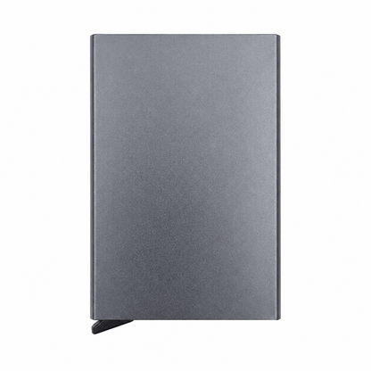 Tarjetero Compacto Color Gris.
