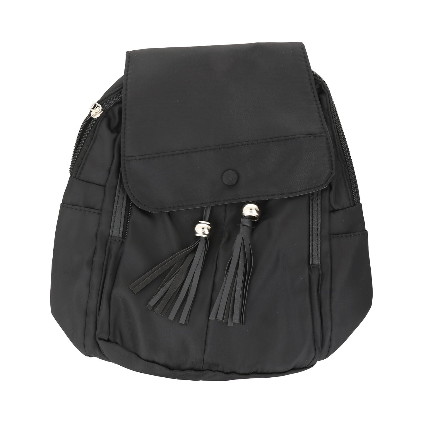 mochila color negra para dama