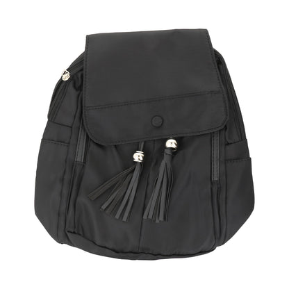mochila color negra para dama