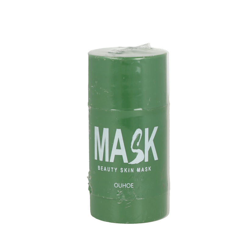 mascarilla facial en barra de té verde,