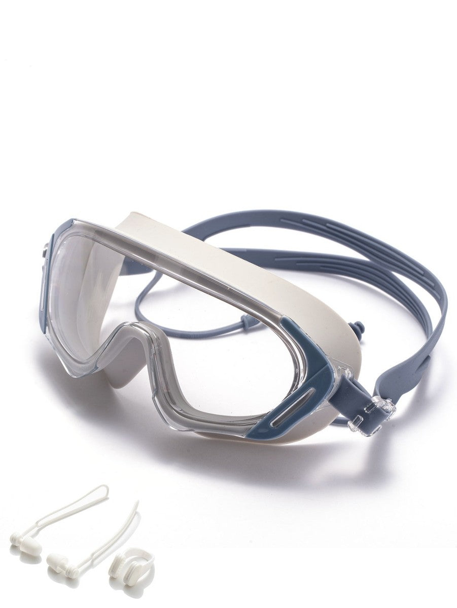Gafas o máscara de natación de visión amplia.