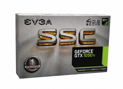 Tarjeta Gráfica Modelo GeForce GTX 1050 Ti SSC 4GB GDDR5.