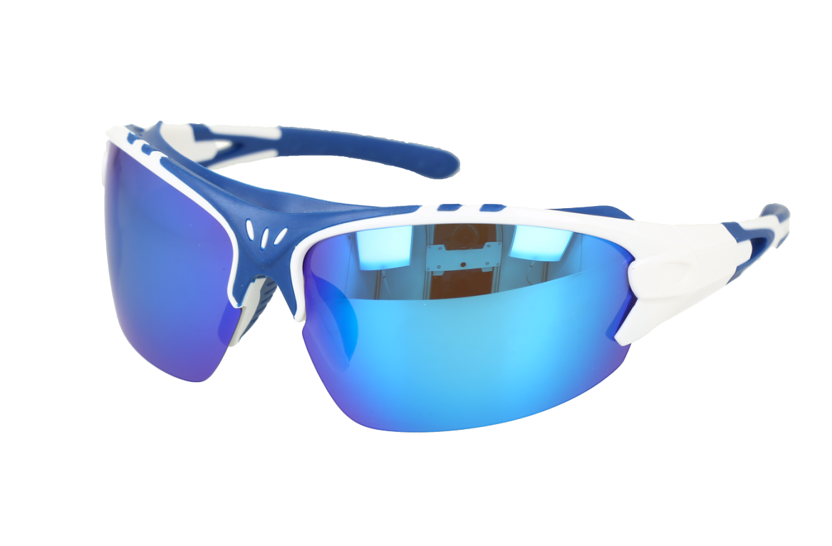 Gafas de sol deportivas SC358-C4-DJ, blanco/azul.