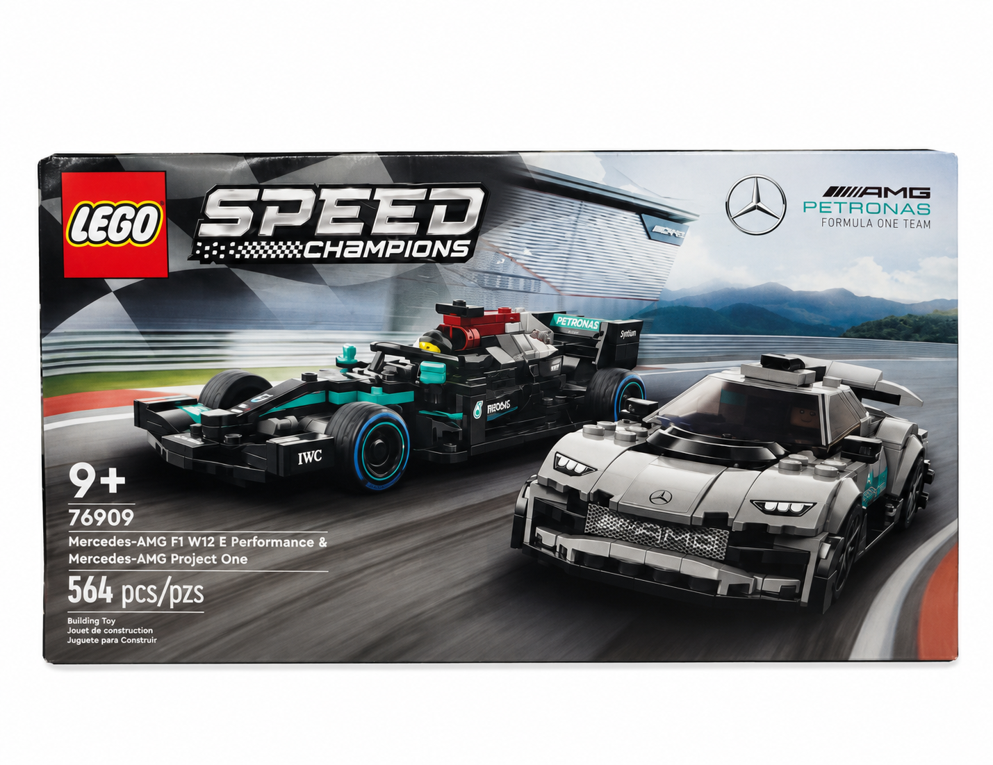 Set de Construcción de Auto Deportivo y Monoplaza de Carreras, 564 Piezas, Colección de Vehículos de Competición.